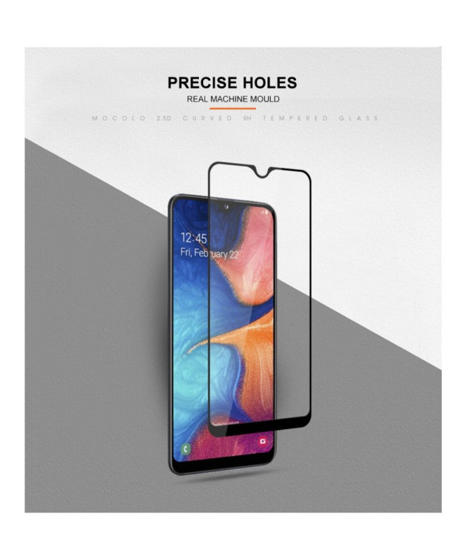 Samsung Galaxy A20e - Protection d’écran en verre trempé full size - Noir - photo 7