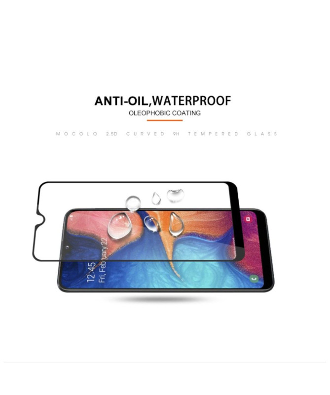 Samsung Galaxy A20e - Protection d’écran en verre trempé full size - Noir - photo 8