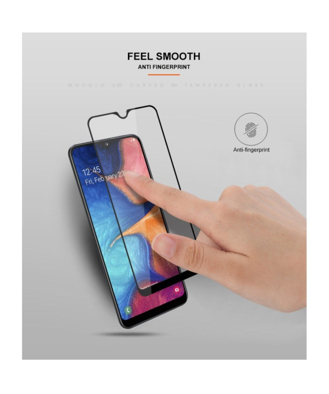 Samsung Galaxy A20e - Protection d’écran en verre trempé full size - Noir - photo 9