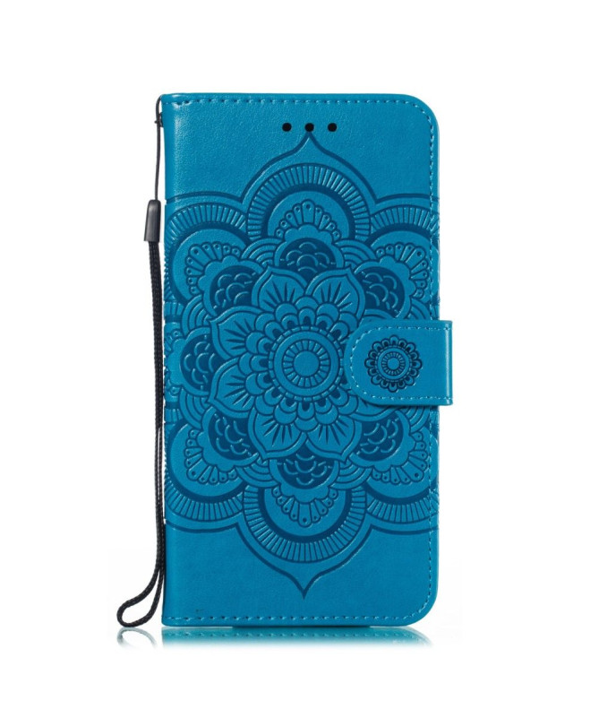 Samsung Galaxy A20e - Étui folio avec lanière mandala