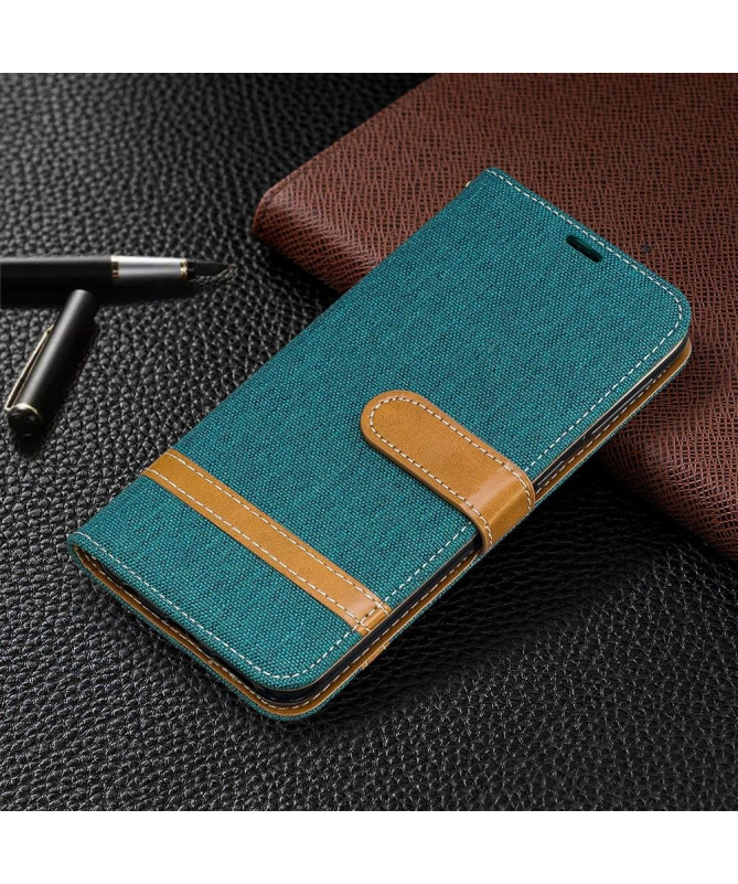 Etui Samsung Galaxy A20e revêtement tissu