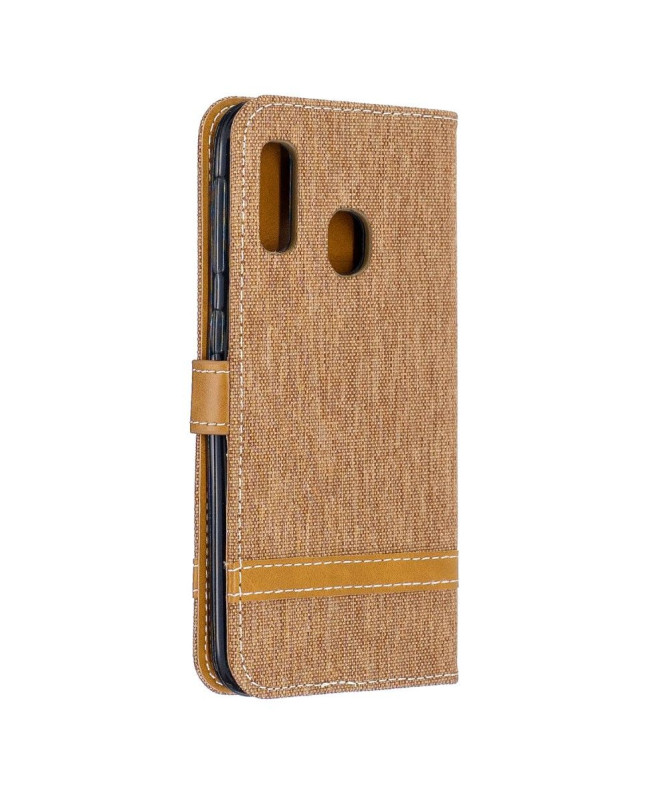 Etui Samsung Galaxy A20e revêtement tissu
