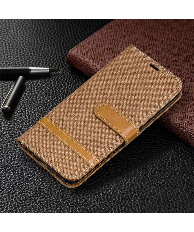 Etui Samsung Galaxy A20e revêtement tissu