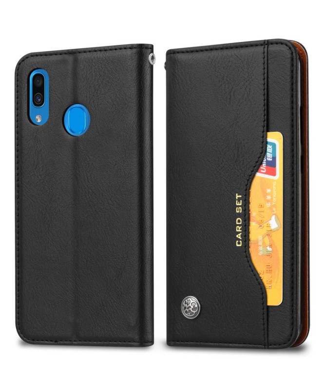 Samsung Galaxy A20e - Étui cuir stand case
