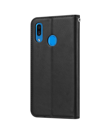 Samsung Galaxy A20e - Étui cuir stand case