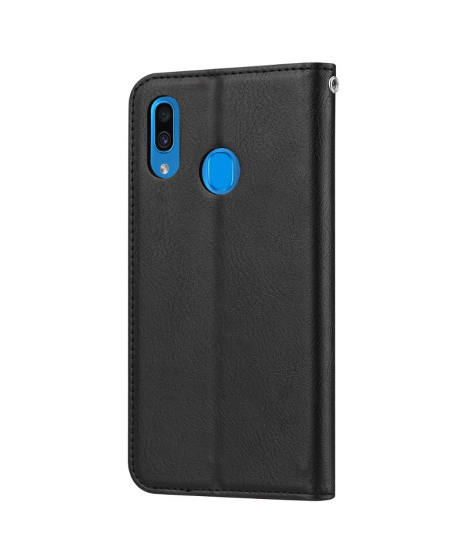 Samsung Galaxy A20e - Étui cuir stand case