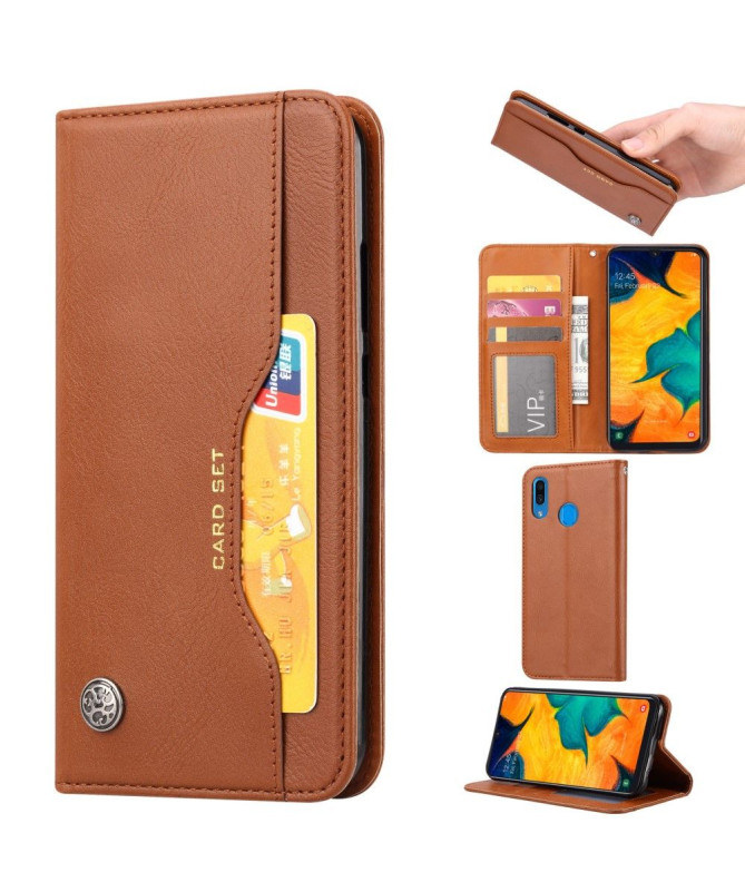 Samsung Galaxy A20e - Étui cuir stand case