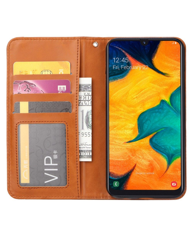 Samsung Galaxy A20e - Étui cuir stand case