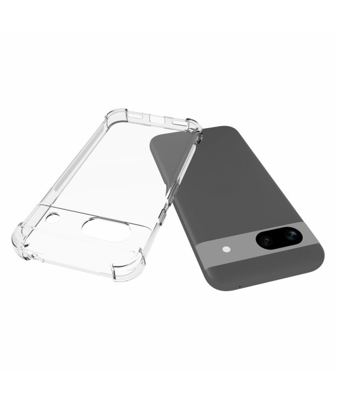 Coque Google Pixel 8a transparente angles renforcés