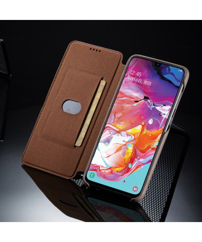 Samsung Galaxy A50 - Coque avec rabat simili cuir