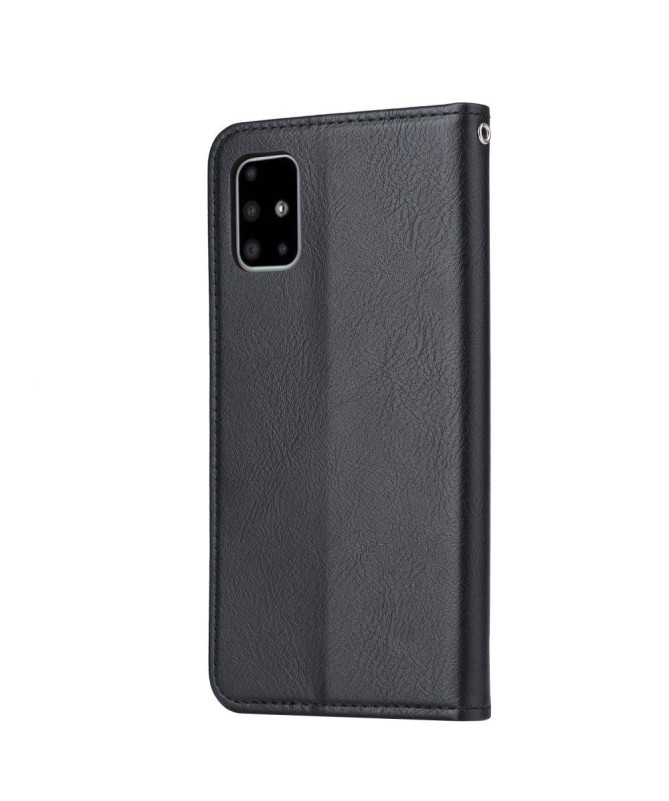 Housse Samsung Galaxy A51 effet cuir stand case