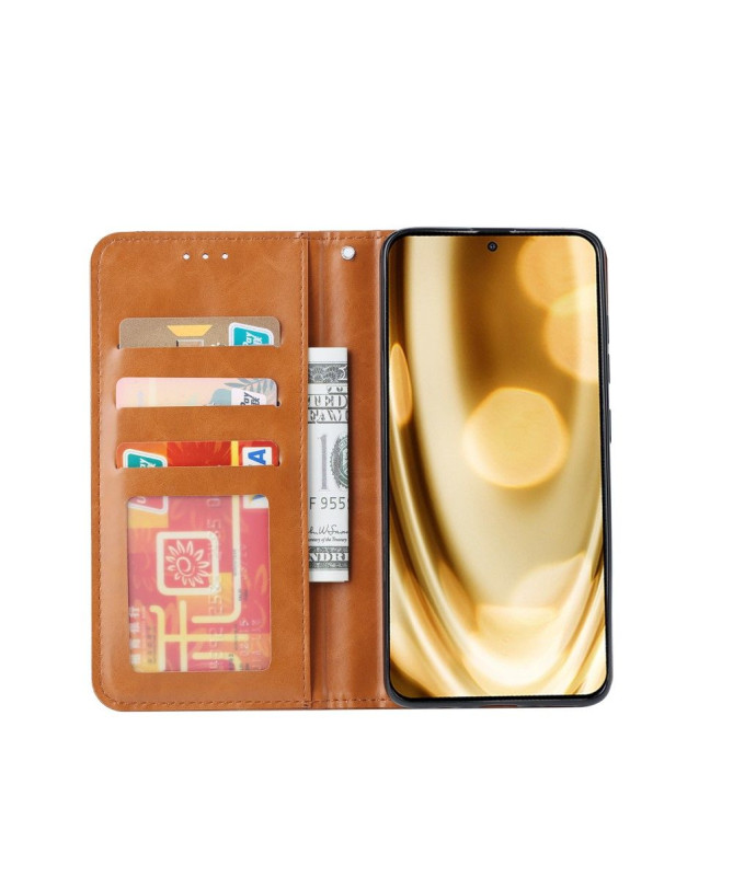 Housse Samsung Galaxy A51 effet cuir stand case