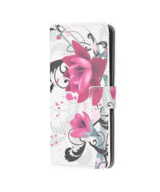 Housse Samsung Galaxy A51 fleurs de lotus