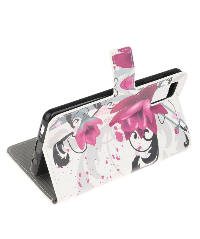 Housse Samsung Galaxy A51 fleurs de lotus