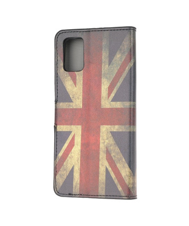 Housse Samsung Galaxy A51 Drapeau Anglais Vintage