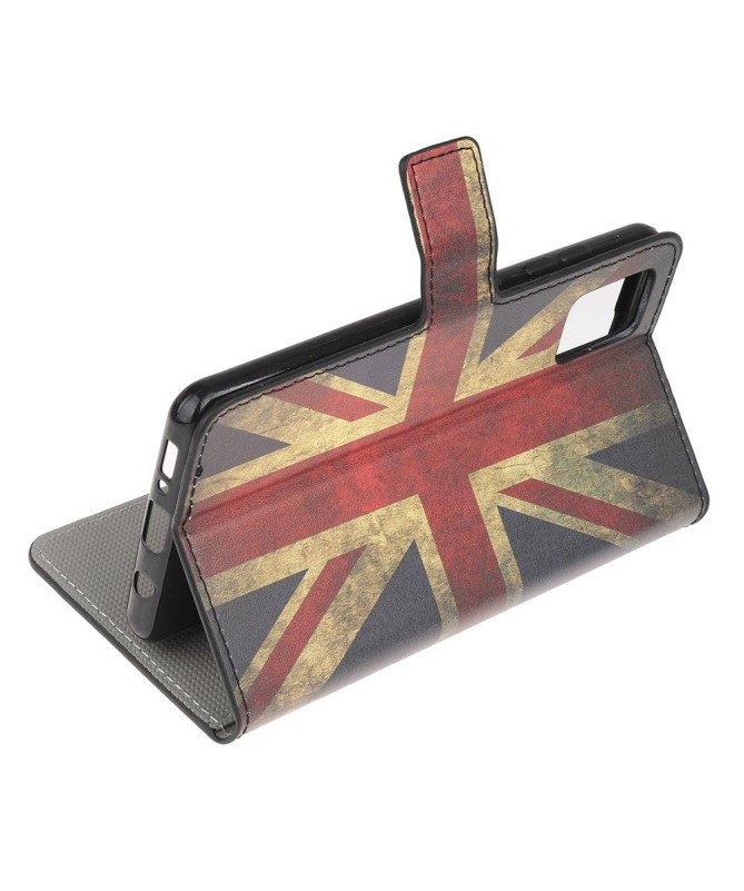 Housse Samsung Galaxy A51 Drapeau Anglais Vintage