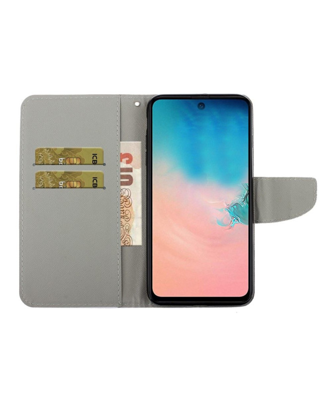 Housse à lanière Marguerite pour Samsung Galaxy A51