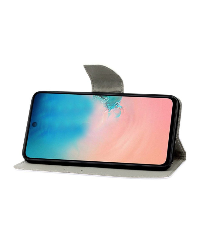 Housse à lanière Marguerite pour Samsung Galaxy A51