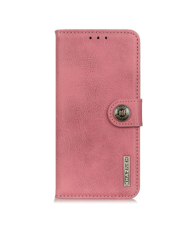 KHAZNEH - Housse Samsung Galaxy A41 imitation cuir - Rose