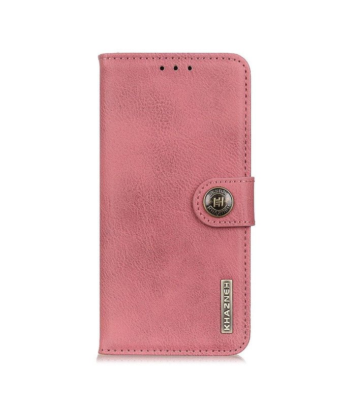 KHAZNEH - Housse Samsung Galaxy A41 imitation cuir - Rose