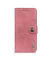 KHAZNEH - Housse Samsung Galaxy A41 imitation cuir - Rose