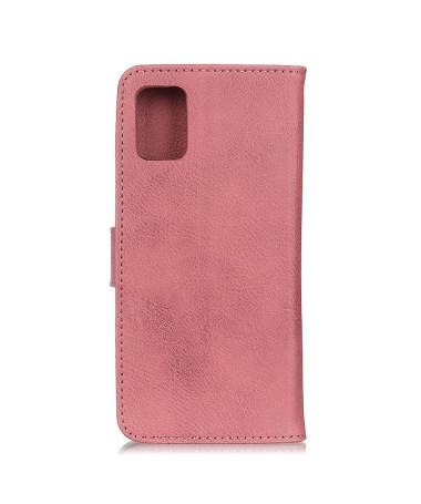 KHAZNEH - Housse Samsung Galaxy A41 imitation cuir - Rose