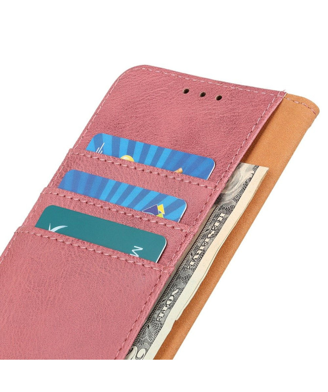 KHAZNEH - Housse Samsung Galaxy A41 imitation cuir - Rose - photo 5