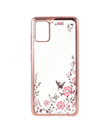 Coque Samsung Galaxy A51 transparente printemps fleuri