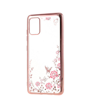 Coque Samsung Galaxy A51 transparente printemps fleuri