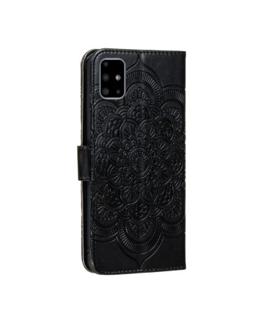 Housse Samsung Galaxy A51 Effet Cuir Mandala