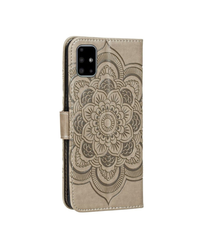 Housse Samsung Galaxy A51 Effet Cuir Mandala