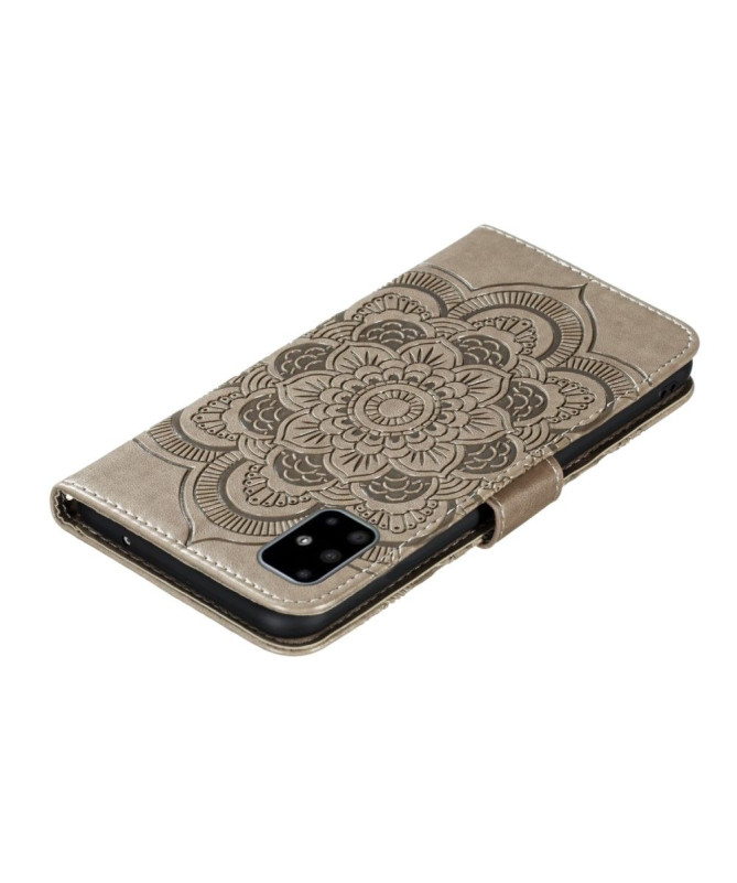 Housse Samsung Galaxy A51 Effet Cuir Mandala