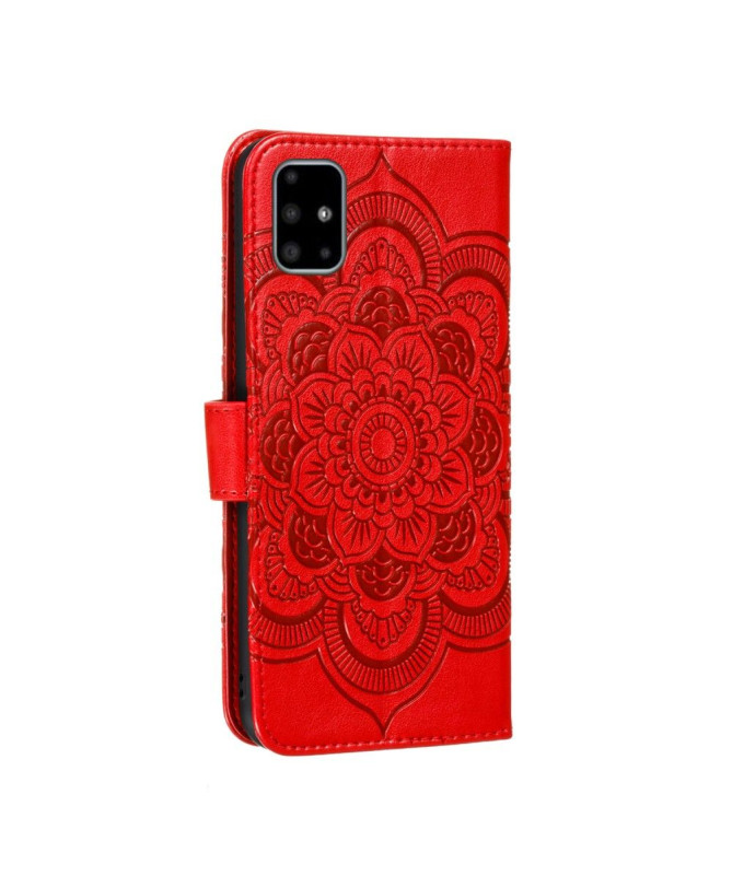 Housse Samsung Galaxy A51 Effet Cuir Mandala