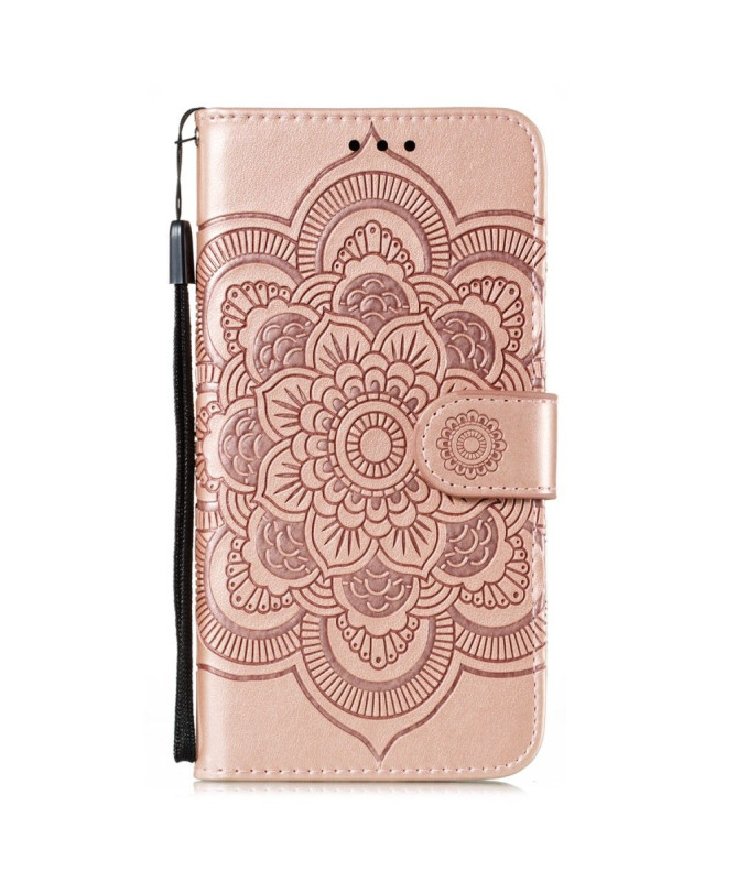 Housse Samsung Galaxy A51 Effet Cuir Mandala