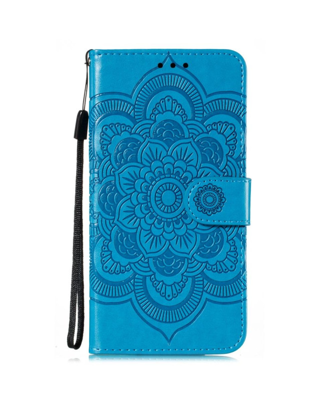 Housse Samsung Galaxy A51 Effet Cuir Mandala