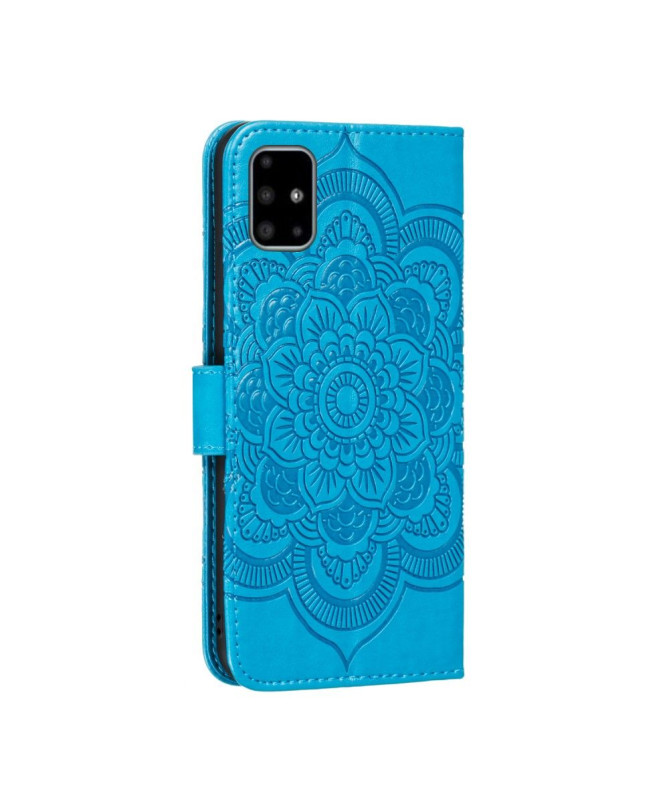 Housse Samsung Galaxy A51 Effet Cuir Mandala