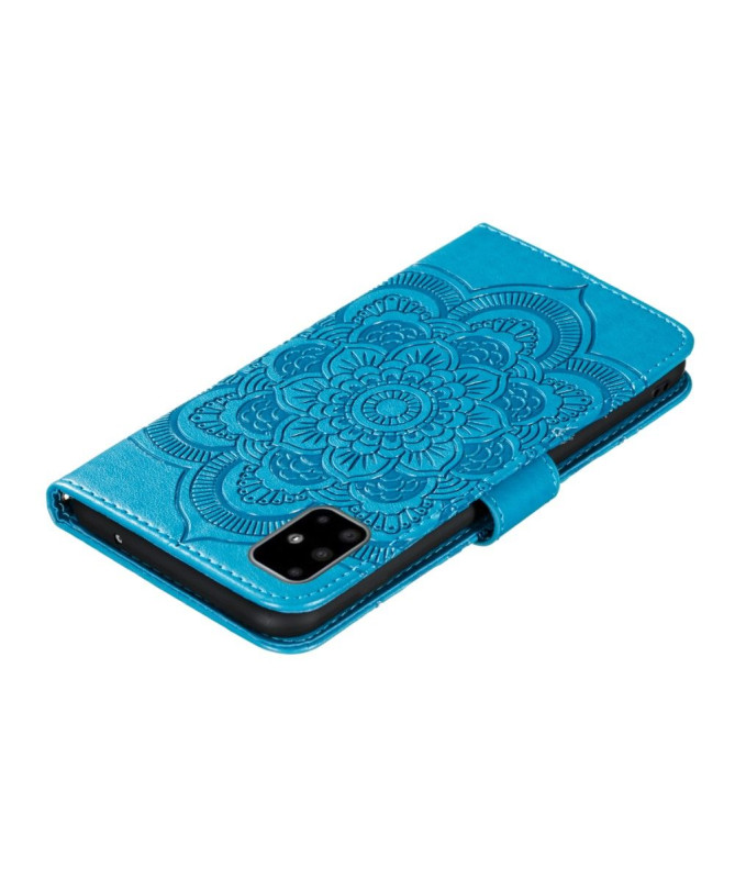 Housse Samsung Galaxy A51 Effet Cuir Mandala