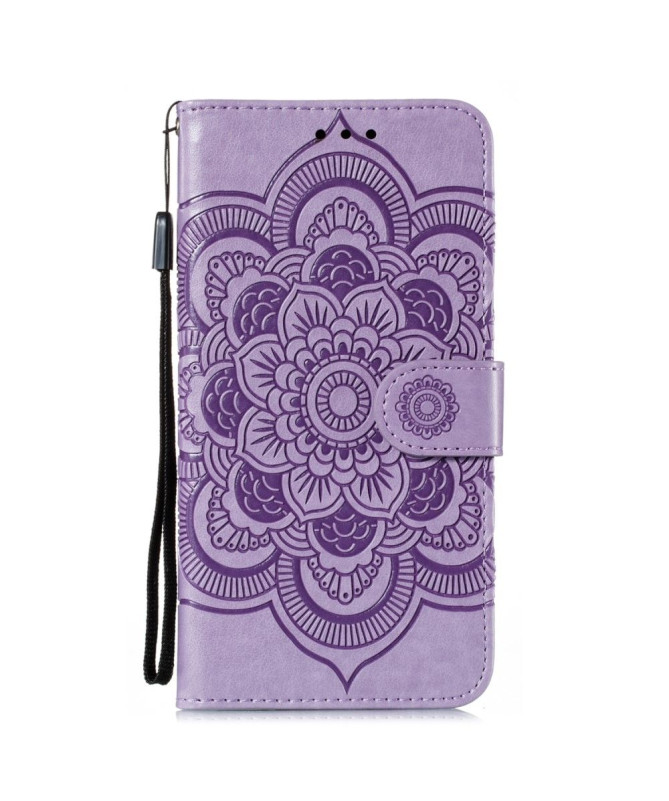 Housse Samsung Galaxy A51 Effet Cuir Mandala