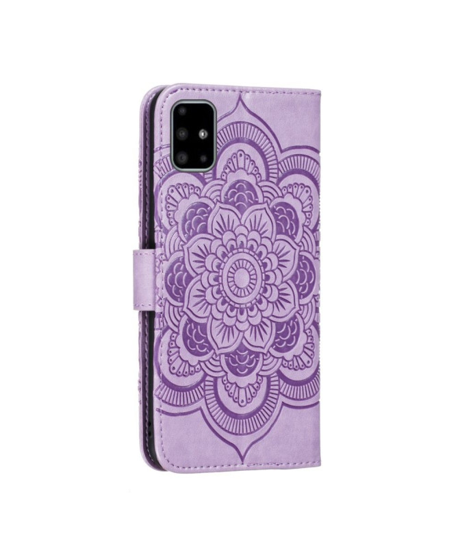 Housse Samsung Galaxy A51 Effet Cuir Mandala