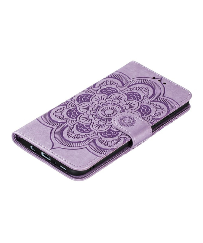 Housse Samsung Galaxy A51 Effet Cuir Mandala