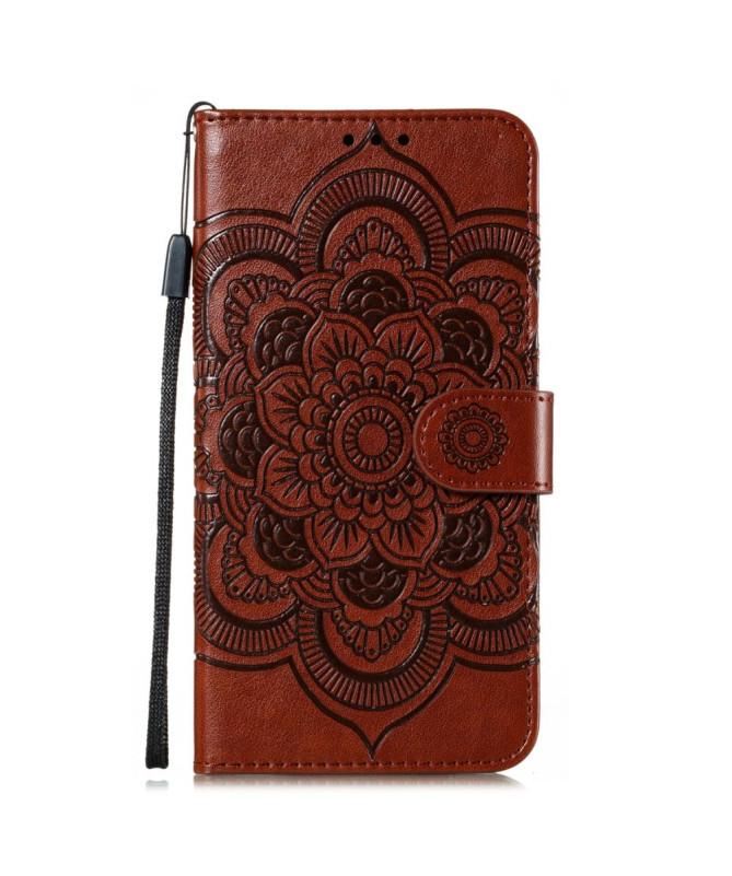 Housse Samsung Galaxy A51 Effet Cuir Mandala