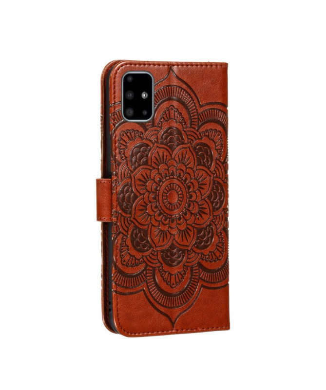 Housse Samsung Galaxy A51 Effet Cuir Mandala