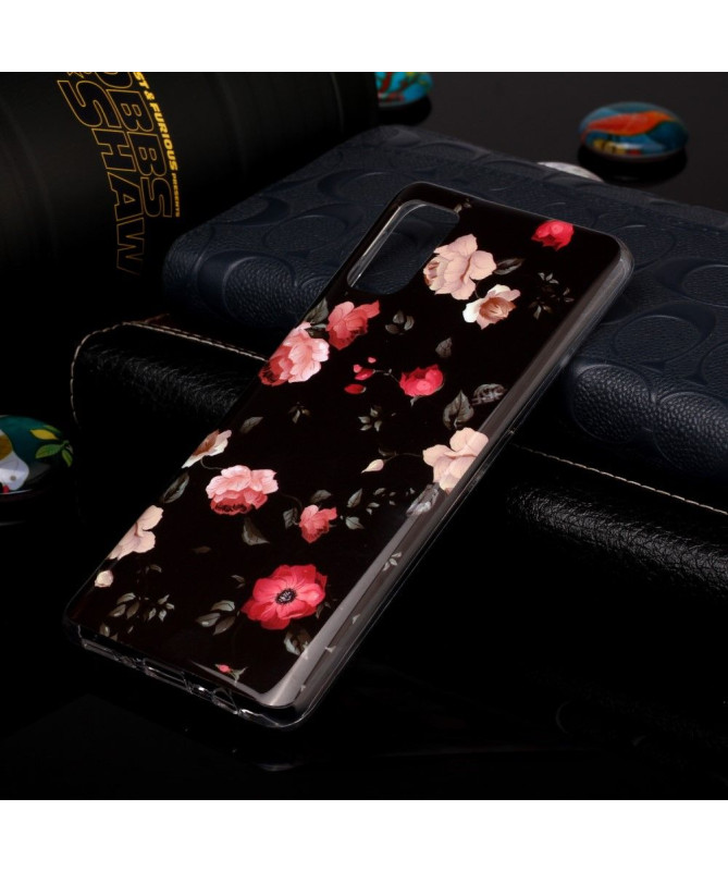 Coque Samsung Galaxy A41 Luminous Fleurs