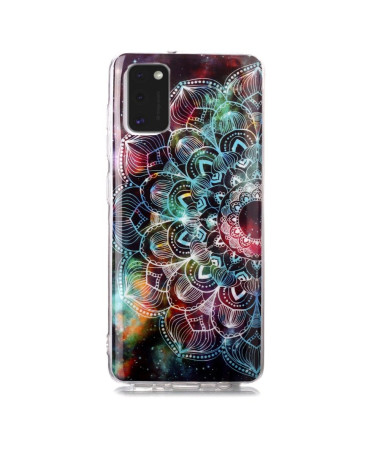 Coque Samsung Galaxy A41 Luminous Mandala Coloré