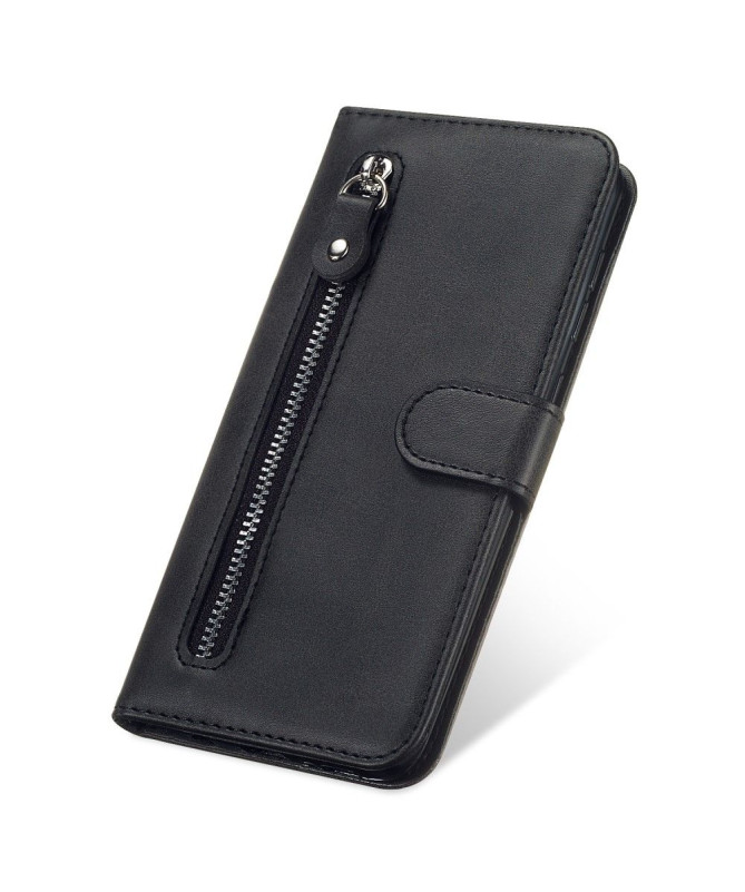 Housse Samsung Galaxy A41 Zipper Pocket Fonction Support