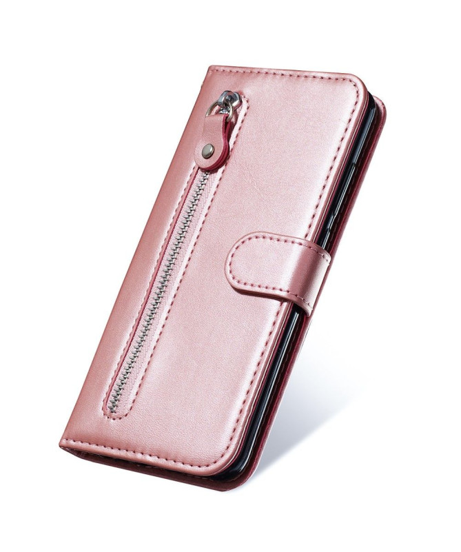 Housse Samsung Galaxy A41 Zipper Pocket Fonction Support