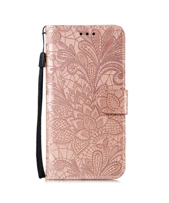 Housse Samsung Galaxy A41 Fleur Dentelle Chic