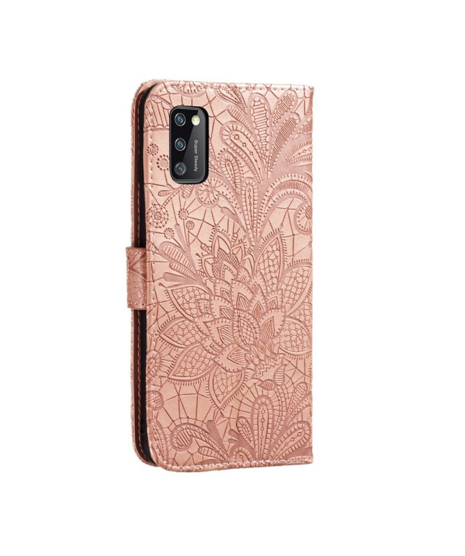 Housse Samsung Galaxy A41 Fleur Dentelle Chic