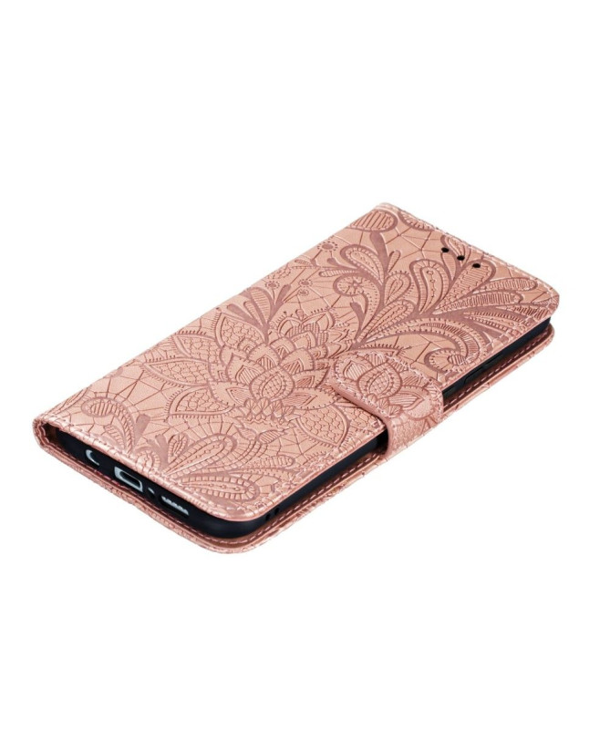 Housse Samsung Galaxy A41 Fleur Dentelle Chic