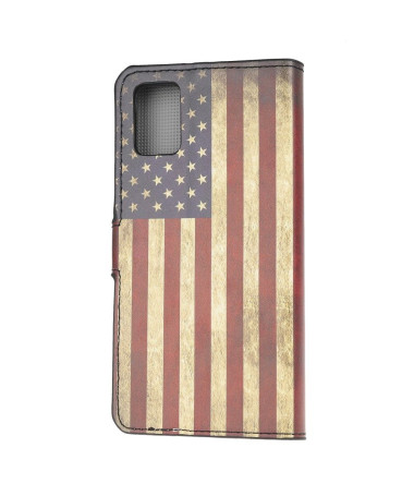 Étui Samsung Galaxy A41 Drapeau Américain Vintage